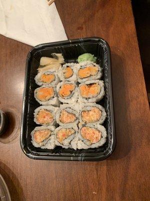 R13. Spicy Kani Roll  V3. Sweet Potato Roll