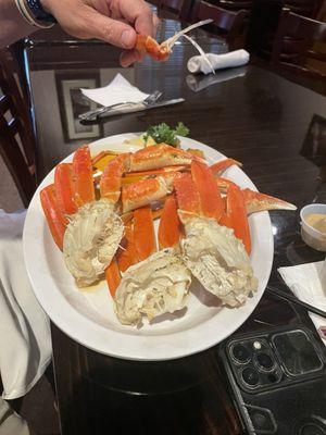 Order of Crab legs comes with 2 sides!!!