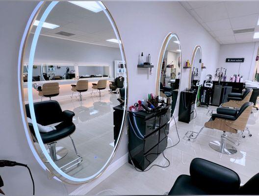 Inside the salon