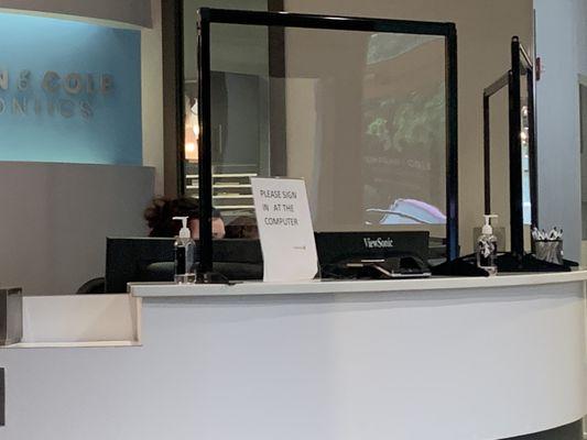 Front desk