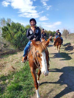 Trail rides at cottonmill Park