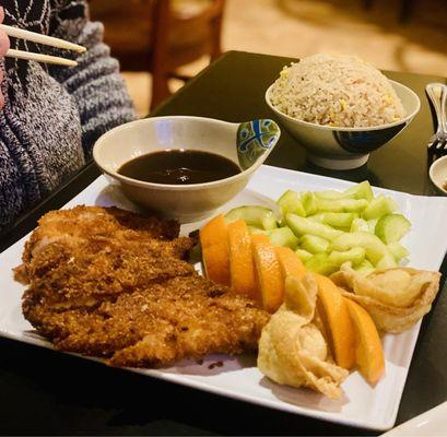 Chicken Katsu (dinner entree) Excellent.