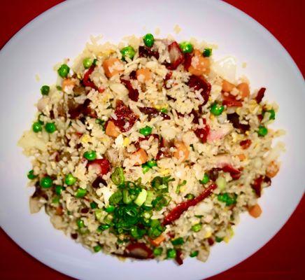 B.B.Q pork fried rice