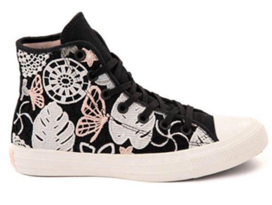 Embroidered Lace Chuck Taylor Converse.