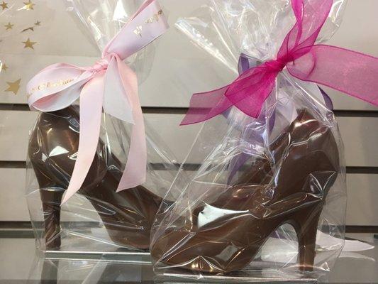 Chocolate Shoes you can fill with candy or not!