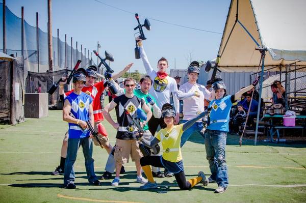 Get together a group and have some paintball fun!