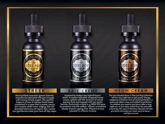 The Lost Fog collection, one of the best juices you can have!