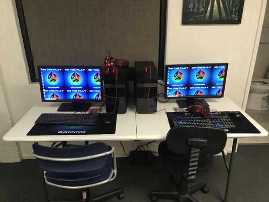 We now have computers!       5$ an hour! Come in and play