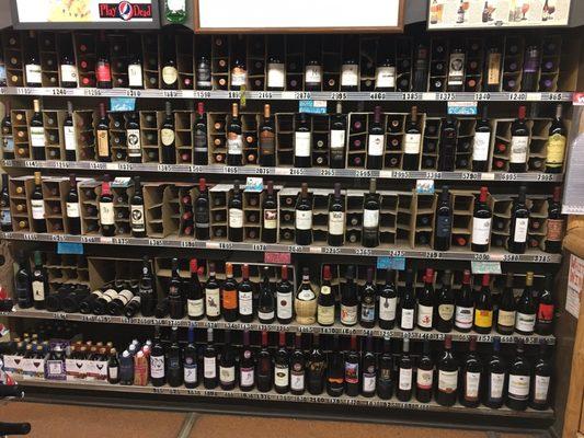 Pretty decent wine selection too