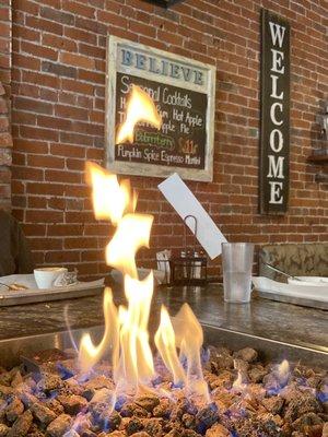 Indoor fire pit