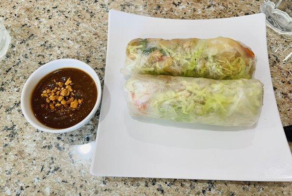 Vegetarian Fresh Spring Rolls