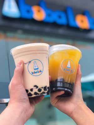 Earl Grey Milk Tea, Mango Tea