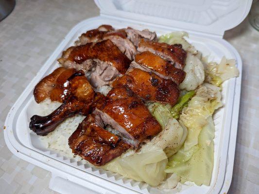 bbq duck with rice $10