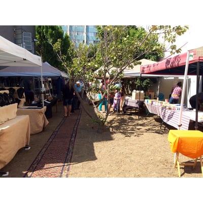 The day just getting started at The Craftsman's Market on 9/20!