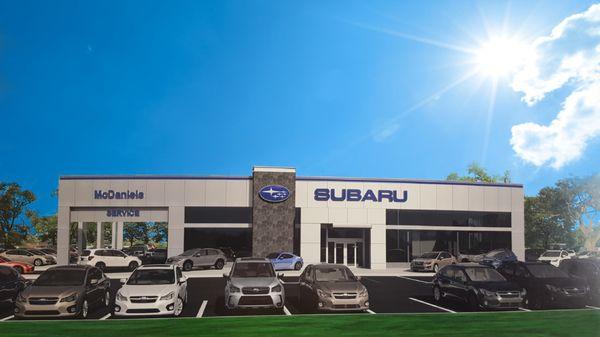 The NEW McDaniels Subaru on Killian  NOW OPEN