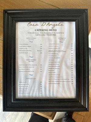 Catering Menu