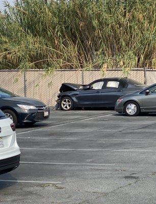 This was in the resident parking lot for months.