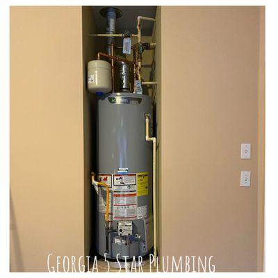 Gas water heater installation.    #waterheater #gaswaterheater 
 #installation