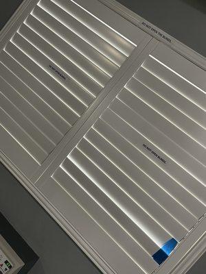 Off-limit window blinds