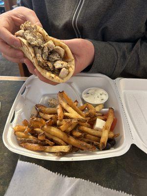 Chicken Gyro Platter