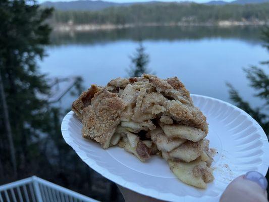 Apple pie [before we tasted it]