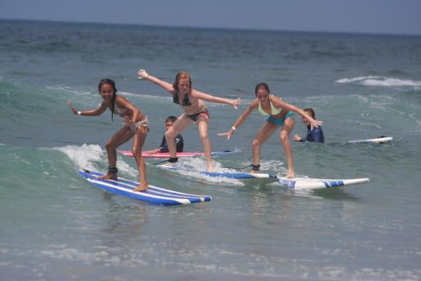 Party Wave at the San Diego Surfing Academy in Carlsbad, California!