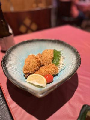 Fried oysters