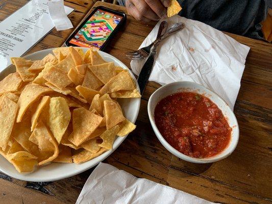 Chips and house made salsa