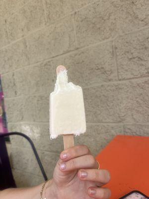 Coconut popsicle