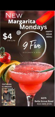 Drink specials Great food