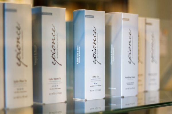 We offer the best and most effective in dermatological skincare from Epionce.