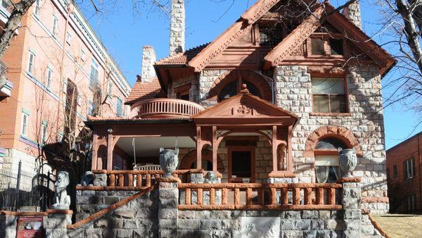 Historic Molly Brown House before we painted it.