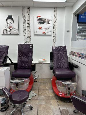 Pedicure chairs