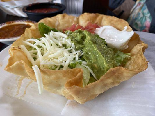 Delicious taco salad