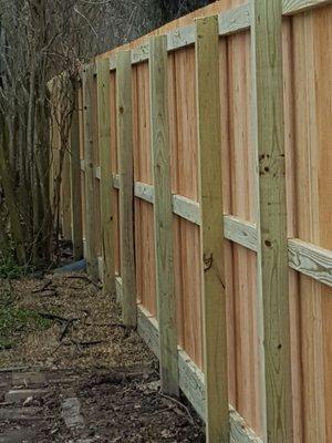 Cedar Privacy Fencing in Victoria TX

Coastal Fence and Irrigation 
361-550-2070