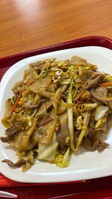 Beef chow fun