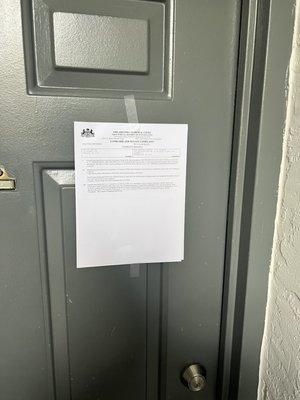 Eviction notice even though my rent is current ‍