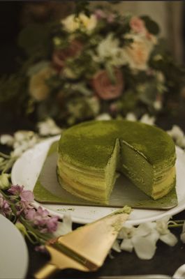 Green Tea Crepe Cake