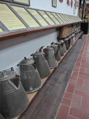 ""Coffee pot row". Above are the succession letters for the states that left the Union.