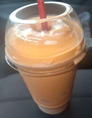 Orange cream milkshake