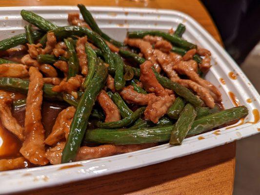 String beans with pork