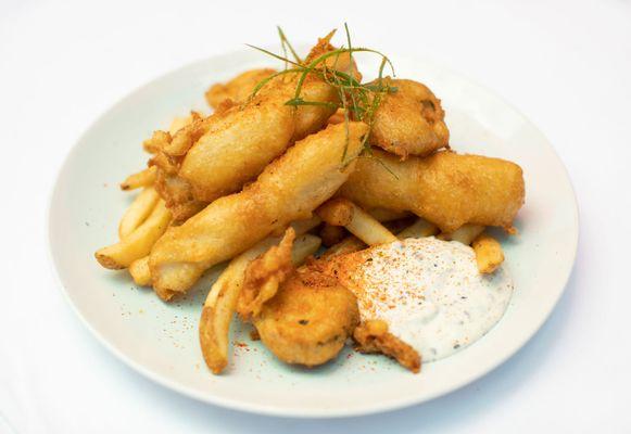 Amazing beer battered fish and chips!