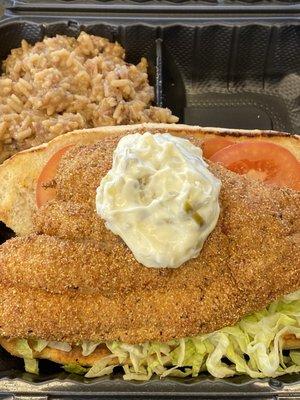 Southern Fried Catfish platter