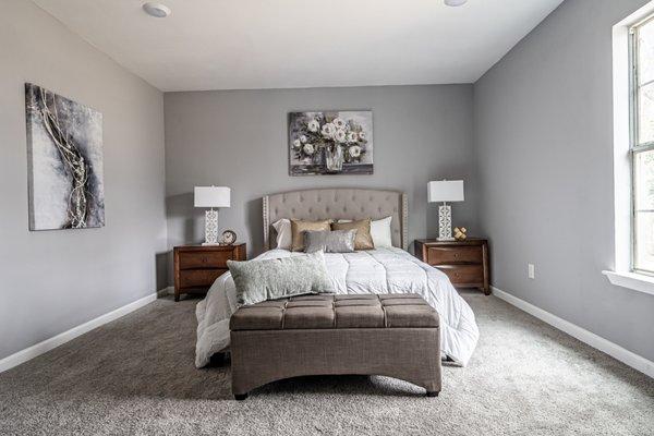 Vacant Home Staging - Master Bedroom