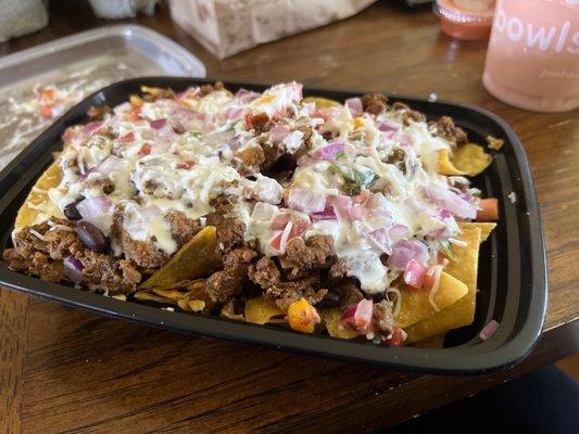 Carne asada nachos