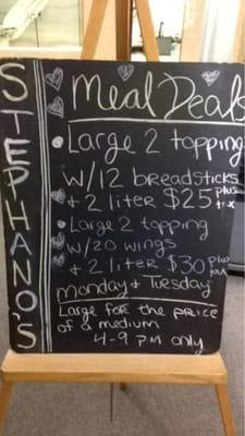 Our daily meal deals!