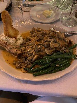 Veal chop- delicious