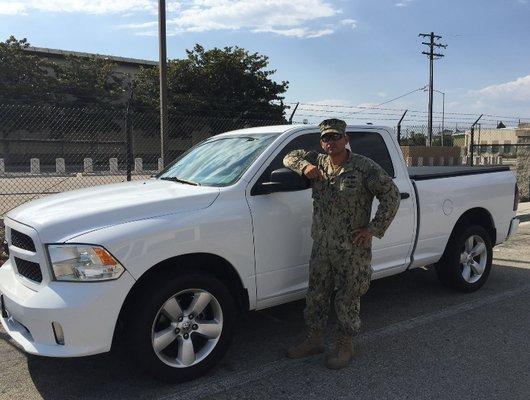 Thank you Joey for selling Valley Car Group your 2014 Ram 1500, and for your service in the U.S. Navy!