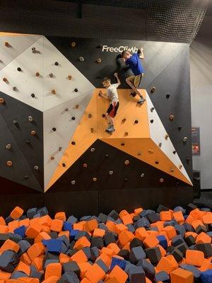 Free climb