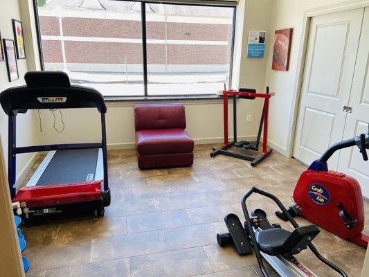 Fitness Area inside the new Wellness Center